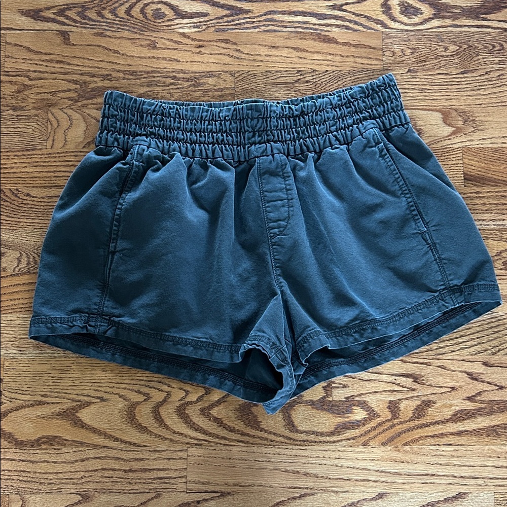 Aerie Babewatch High Waisted Shorts Grey Large